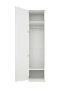 AUSTEN WHITE SINGLE DOOR WARDROBE