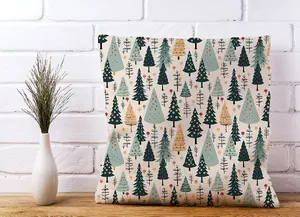 Boho Inspired Christmas Tree Pattern Cushions 60cm x 60cm