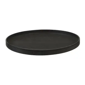 Maison by Premier Large Black Fir Wood Tray