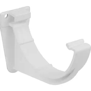 Aquaflow White Round Gutter Bracket- PACK OF 5