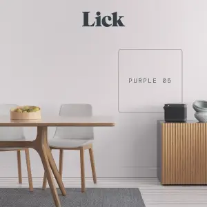 Lick Purple 05 Matt Emulsion paint, 2.5L