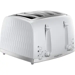 Russell Hobbs Honeycomb White Breakfast Bundle