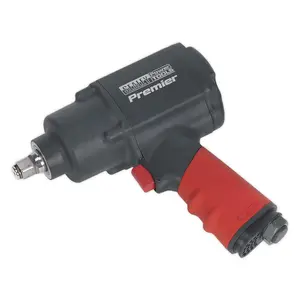 Sealey Air Impact Wrench 1/2"Sq Drive Twin Hammer SA6002