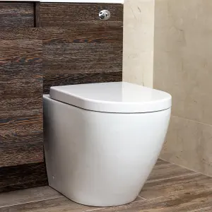 Isaac Back to Wall Toilet with Soft Closing Seat