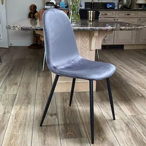 Fabela Upholstered Dining Chairs Grey