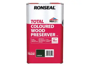 Ronseal 38591 Trade Total Wood Preserver Green 5 litre RSLTTWPGR5L