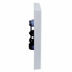 BG Single Wall-mounted TV socket Gloss White