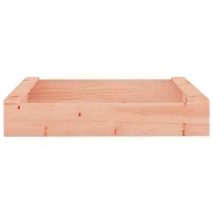 Berkfield Sandbox with Seats Square Solid Wood Douglas