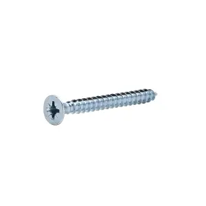 Diall Double-countersunk Zinc-plated Carbon steel Screw (Dia)5mm (L)50mm, Pack of 20