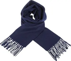 Edinburgh Cashmere Scarf Navy / NAVY / One Size