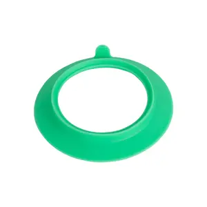 Tiny Dining - Children's Bamboo Bowl Suction Cup - Green