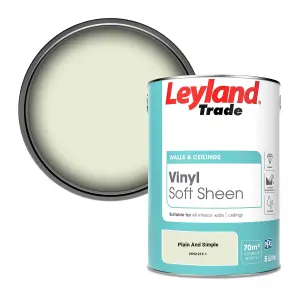 Leyland Trade Vinyl Soft Sheen Walls & Ceilings Emulsion Paint Plain And Simple (PPG1219-1) - 5L