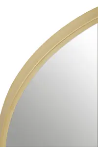 Interiors by Premier Trento Gold Finish Metal Wall Mirror