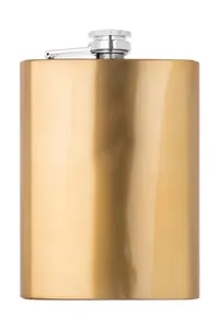 Maison by Premier Auden 8Oz Gold Finish Hip Flask