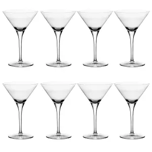 Set of 8 Mystique  Martini Glasses 21cl