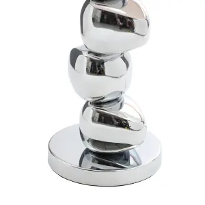 Inlight Himalia Pebble Polished Chrome effect Table light