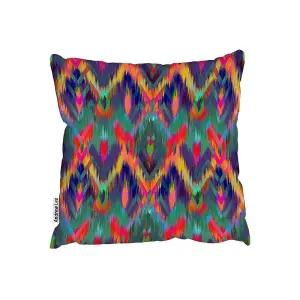 Cushions - Abstract ethnic ikat pattern (Cushion) / 60cm x 60cm