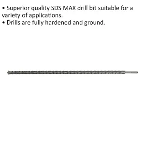 High-Performance 40 x 1320mm SDS Max Drill Bit for Masonry and Concrete Work