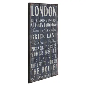 Maison by Premier London Wall Plaque