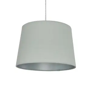 Inlight Lewell Duck Egg Linen effect Contemporary Light shade (D)30cm