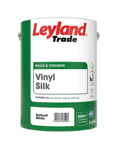 Leyland Trade Vinyl Silk - Brilliant White 5L