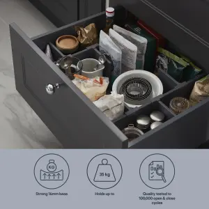 GoodHome Soto Soft-close Drawer box (W)1000mm