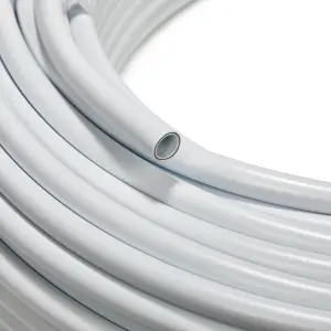 LavaTap 15mm Barrier Pipe PEX 25M Coil White Push Fit Plumbing Plastic Pipe