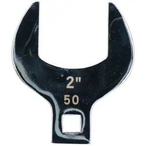 50mm (2") Crowfoot Wrench 1/2" Drive Crows Feet Spanner for Torque Wrenches