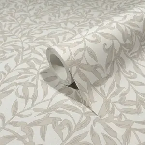 Galerie Heritage Beige Vintage Leaf Wallpaper Roll