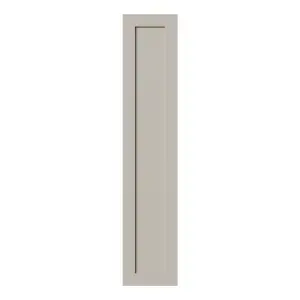 Tydeman Matt pebble Shaker 70:30 Larder Cabinet door (W)300mm (H)1467mm (T)20mm