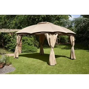 Glendale Rio Gazebo 3 x 3.65m Mocha