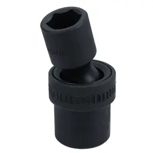 13mm 1/2in Drive Universal Swivel Wobble Metric Impact Shallow Socket 6 Point