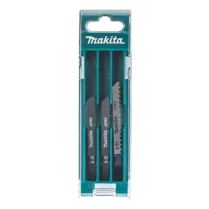 Makita B-44410 10 Piece Jigsaw Blades 50mm 70mm Wood Metal Plastic Aluminium