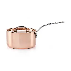 Samuel Groves Copper Induction 18cm Saucepan with Lid