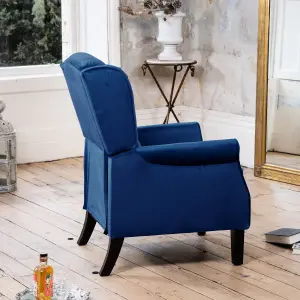 Barksdale Recliner Armchair - Dark Blue