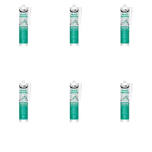 Bond It Multi-Mate GP Multi Purpose Silicone Sealant EU3 White   BDMWH(N) (Pack of 6)