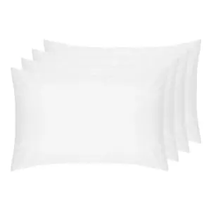 Belledorm Percale Housewife Pillowcase (Pack of 4) White (51cm x 76cm)