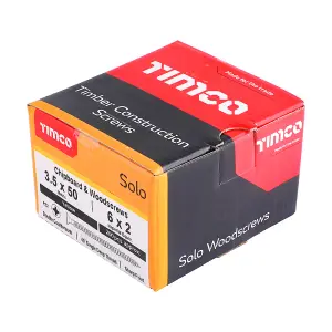 TIMCO Solo Countersunk Gold Woodscrews - 3.5 x 50 (200pcs)