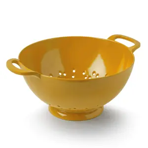 Zeal Premium Melamine Colander, Medium 20cm, Mustard