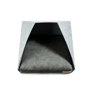 Polyester Pet Bed Light Grey/Khaki