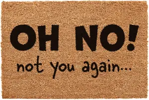 Not You Again Novelty Doormat Unique Coir Doormats Front