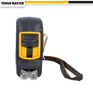 TOUGH MASTER Metal Tape Measure 8m long with Class II Accuracy Magnetised Rust-Proof Hook - Pack of 2