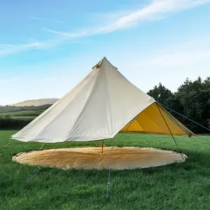 6m Bell tent - Canvas 285 - Double Door