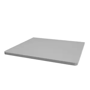 Nes Home 500mm Grey MDF Round Corner  Bathroom Worktop For Vanity Cabinet