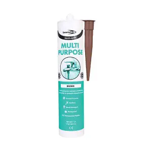 BOND IT Multimate Silicone Sealant Brown - Waterproof, Mould Resistant