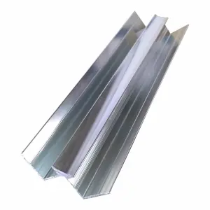 DBS Bathrooms Aluminium Internal Corner Trim For 10mm Shower Wall Panels 2.4m