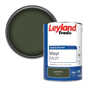 Leyland Trade Vinyl Matt Walls & Ceilings Emulsion Paint Castle Stone (PPG1128-7) 5L