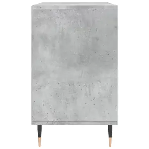 Berkfield Shoe Cabinet Concrete Grey 102x36x60 cm Engineered Wood