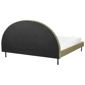 Boucle Bed EU Super King Size Green MARGUT