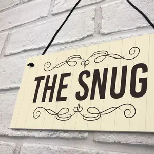 New Home Gift For Friend Family The Snug Plaque Home Decor Summerhouse Sign